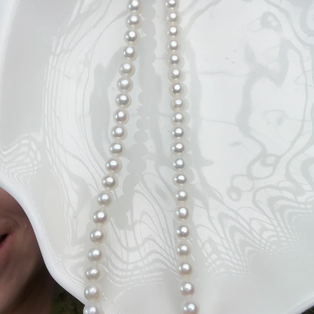 淡水珍珠项链银S925镶嵌