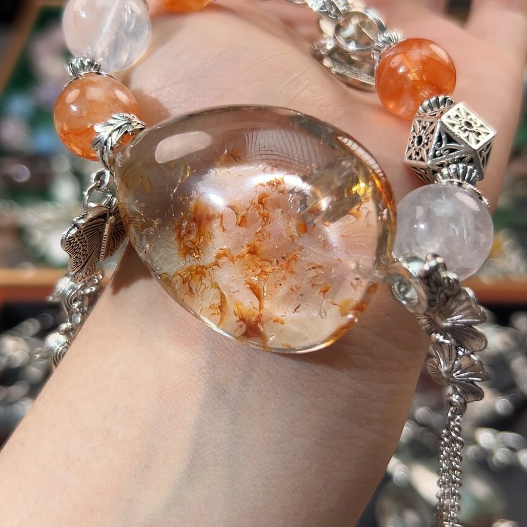水晶手链合金噜*撒手串
