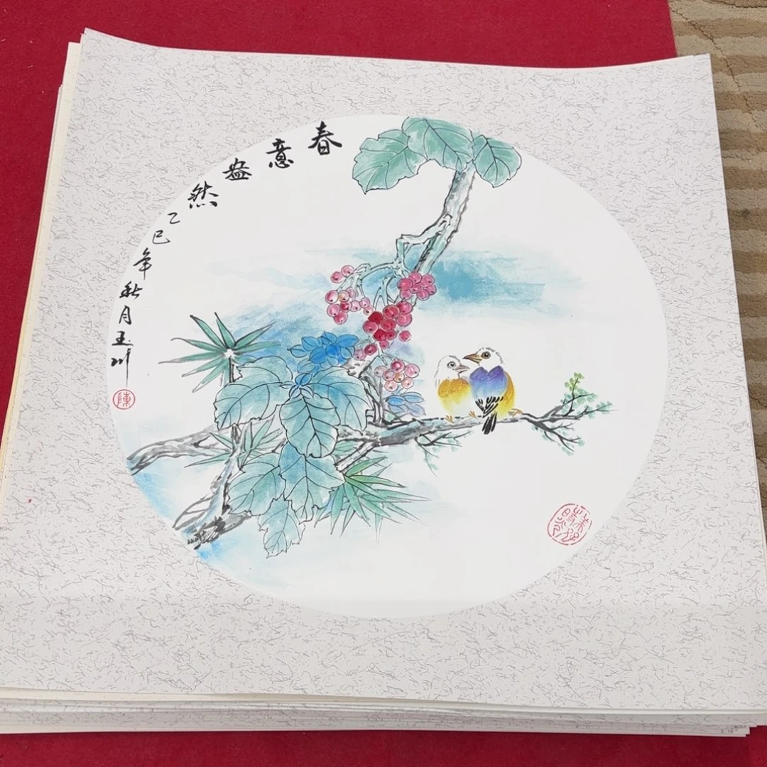 国画花鸟的翅膀和翅膀是一样长