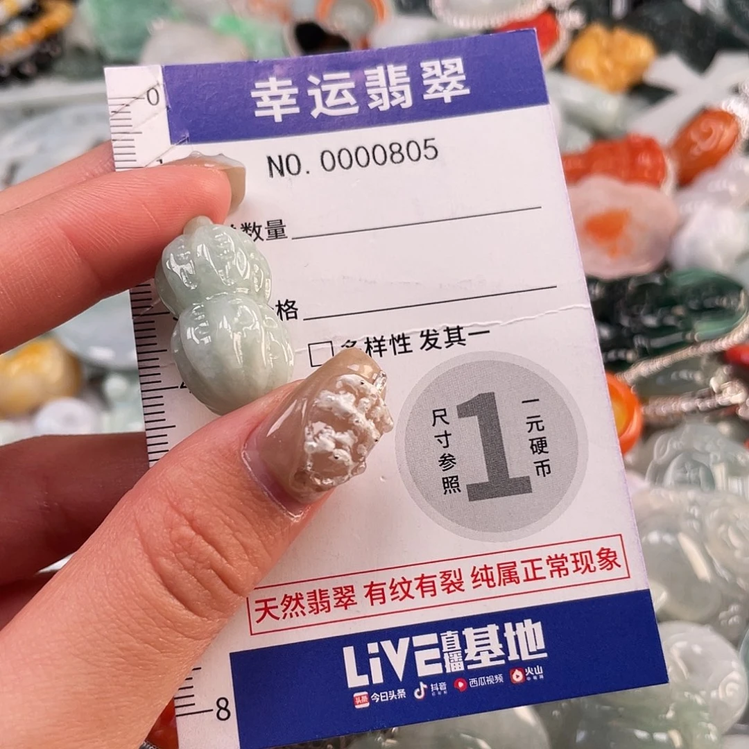 翡翠未镶嵌颈饰805