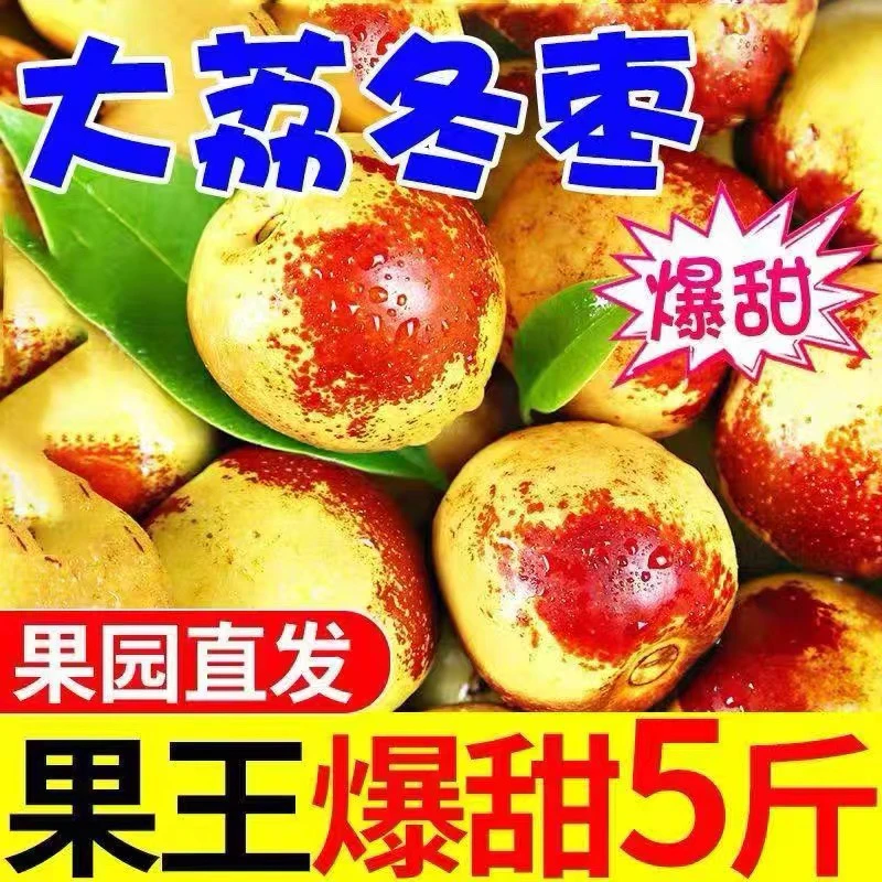 【大荔冬枣】2025头茬 冰糖脆甜枣子新鲜水果大枣