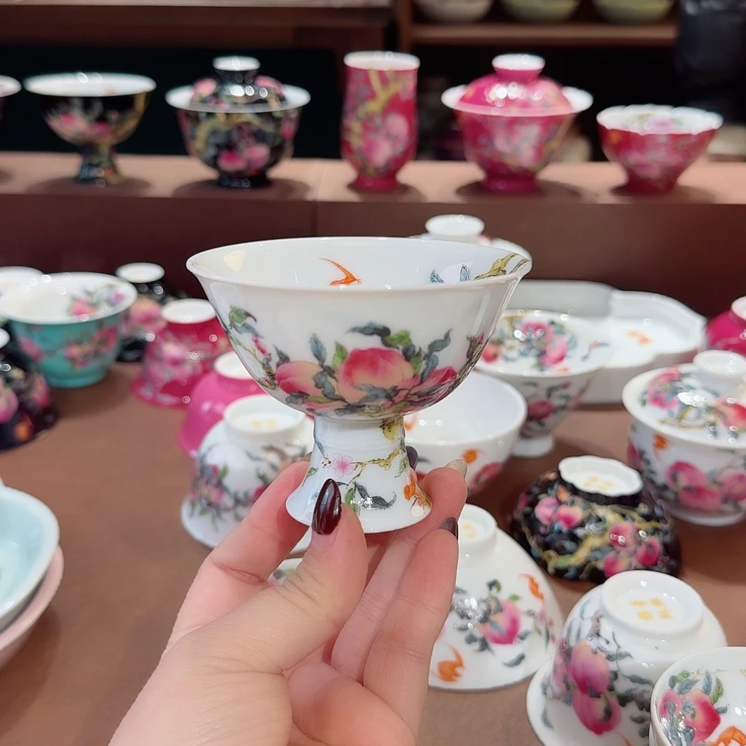 珐琅彩主人杯茶具套装
