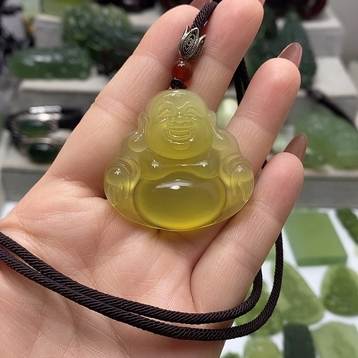 未镶嵌蛇纹石玉挂件
