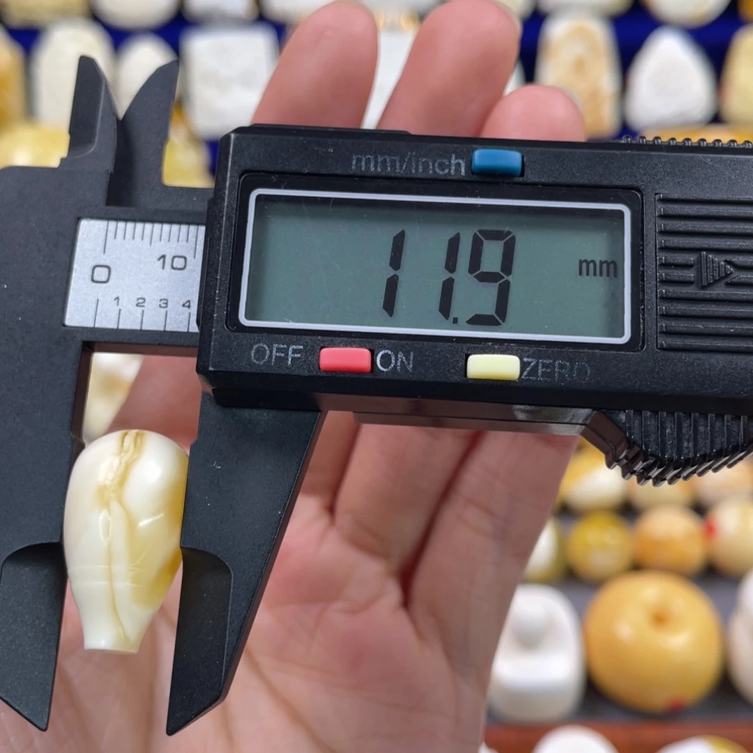 蜜蜡裸石未镶嵌琥珀蜜蜡三通配饰