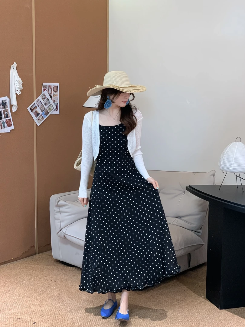 【DUOMI】新款女装百搭时尚小众风格设计感开衫上衣女D6562