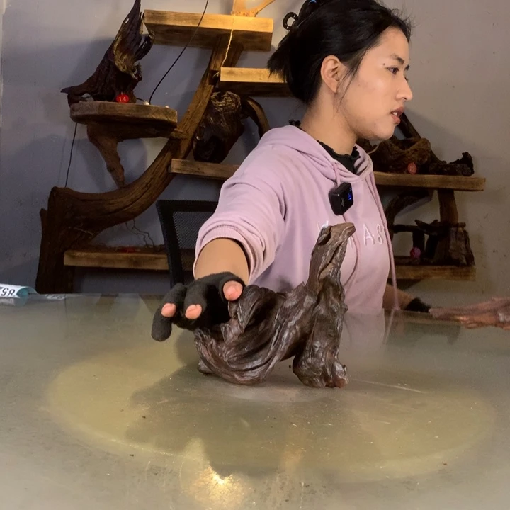 唐***風天然的云南紫柚木会黄水