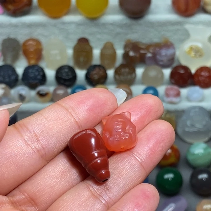 未镶嵌配珠玛瑙/玉髓阿****_