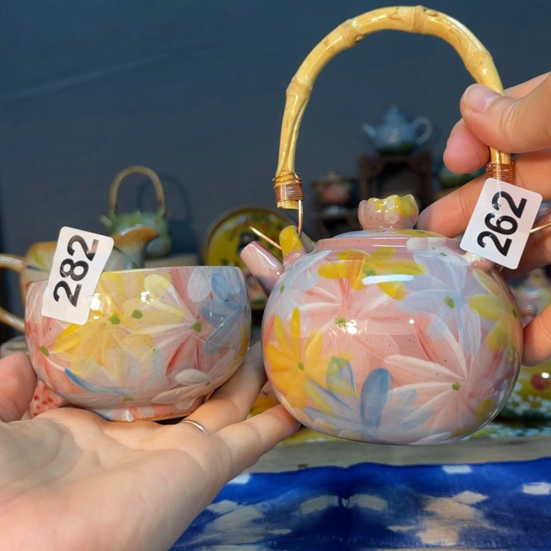 杯素浅陶瓷手工手绘