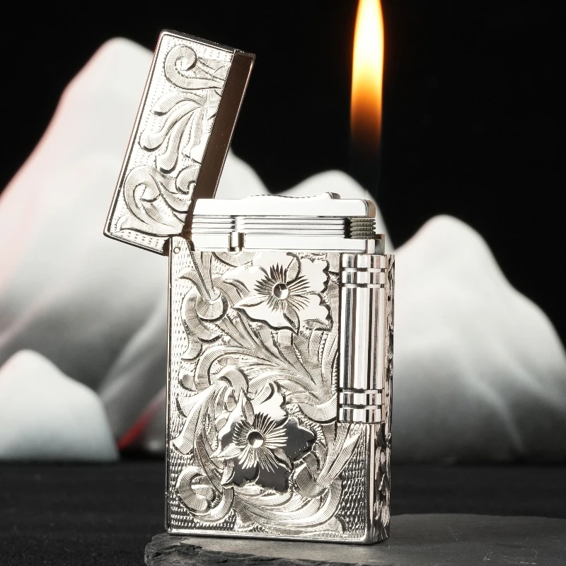 【大唐草】S.dubtnt 法国都柏特充气朗声打火机纯手工雕刻正品包邮