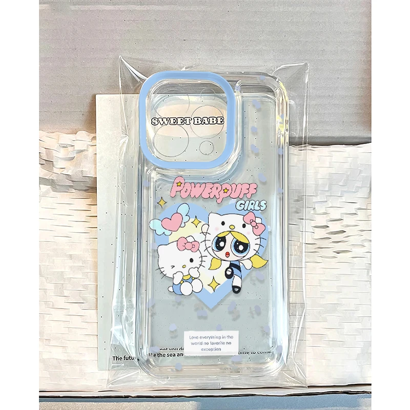 奥菲顿碎花kt小女警适用iPhone16苹果手机壳oppo华为小米15vivo套