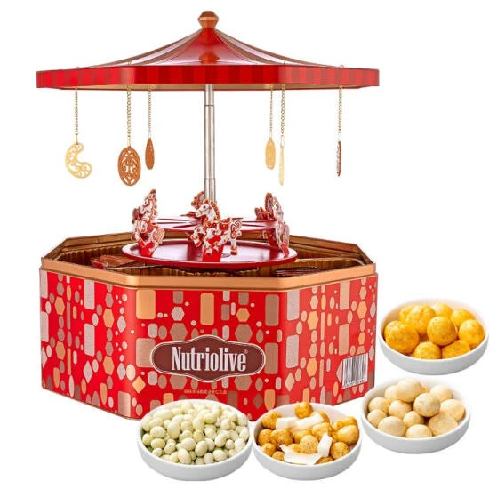 加州原野 旋转木马脆皮坚果仁礼盒 1.002kg解馋零食