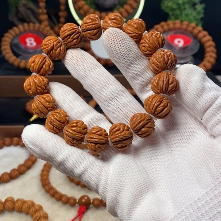 桃核吊坠秦岭龙纹