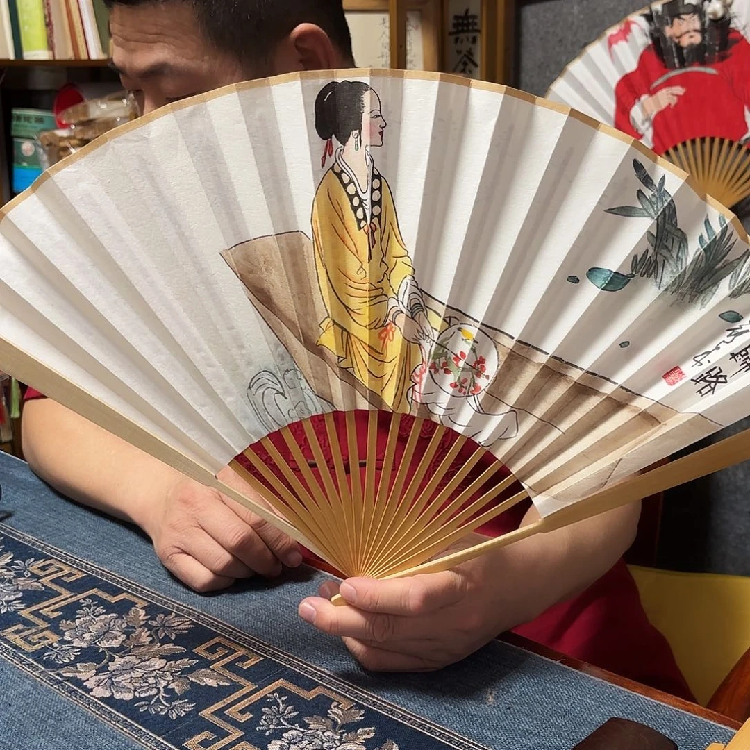 书法手写手绘9.5寸玉竹