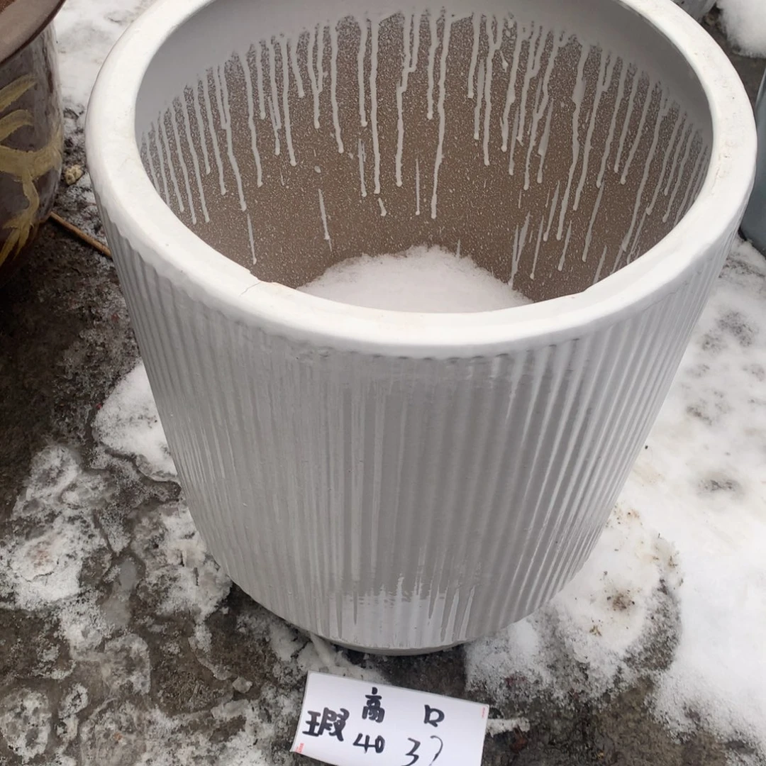 瑕疵高温陶瓷花盆
