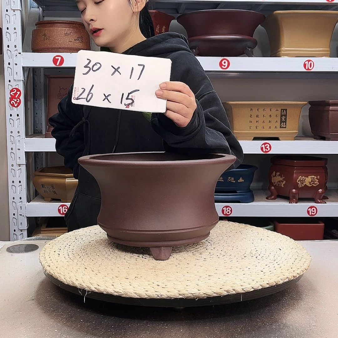 紫泥花盆紫砂花盆