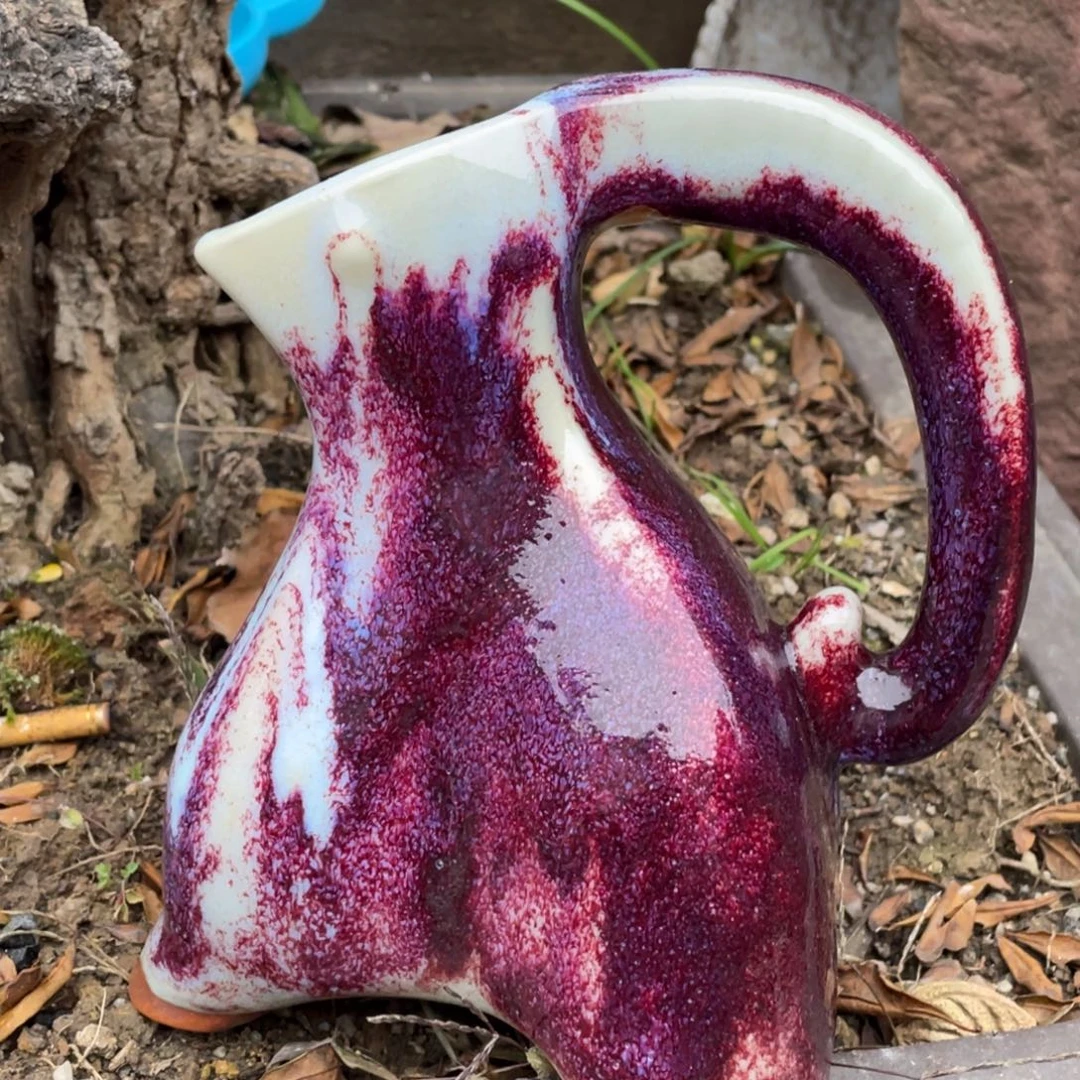 青***院陶摆件传统煤烧钧瓷微瑕疵不退换