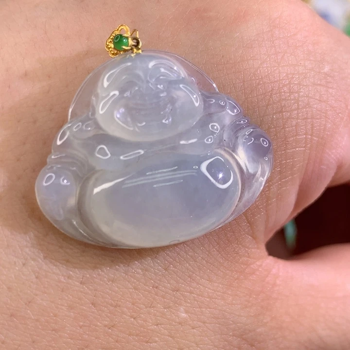 翡翠18K金镶嵌颈饰翡翠