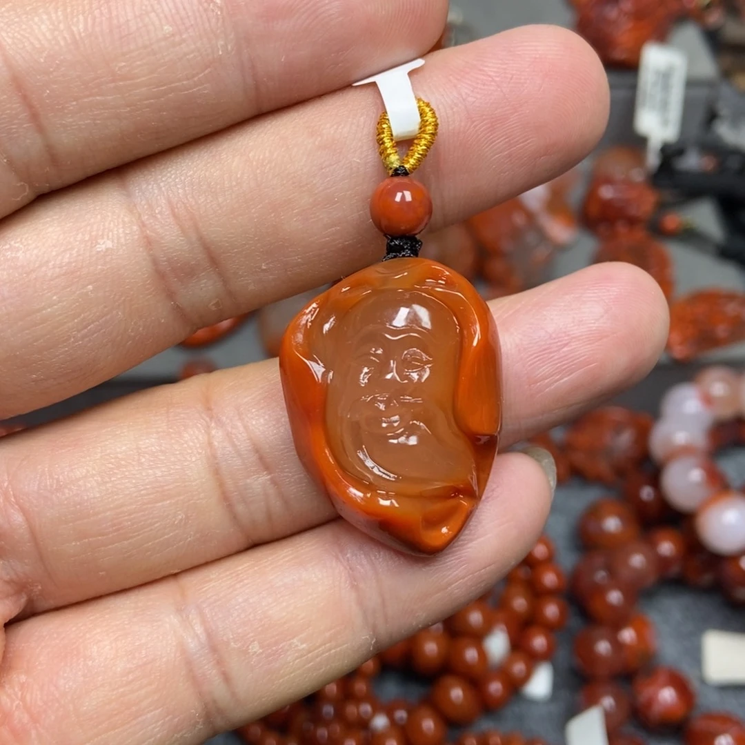 南红玛瑙吊坠(不含链)未镶嵌