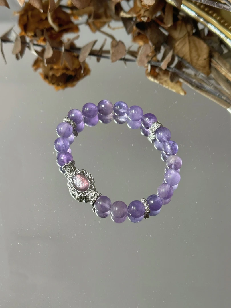 （巨峰葡萄）紫水晶手串 颜色微差多样性发其一Z026