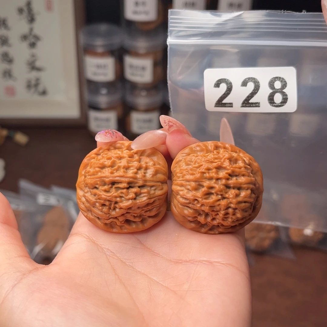 吊坠文玩核桃莲花