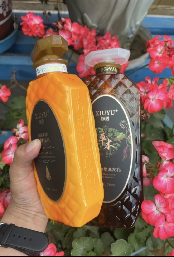 (拉萨发货)白玛嘎布修遇洗护套装草本强韧健发洗发乳+护发乳