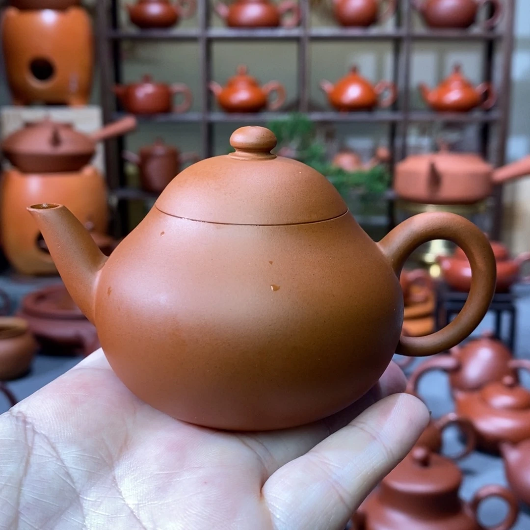 紫砂茶壶强哥同款梨壶100cc