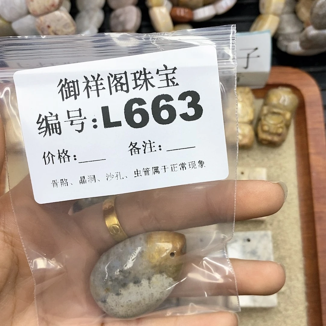 硅化珊瑚（珊瑚玉）L未镶嵌黑*