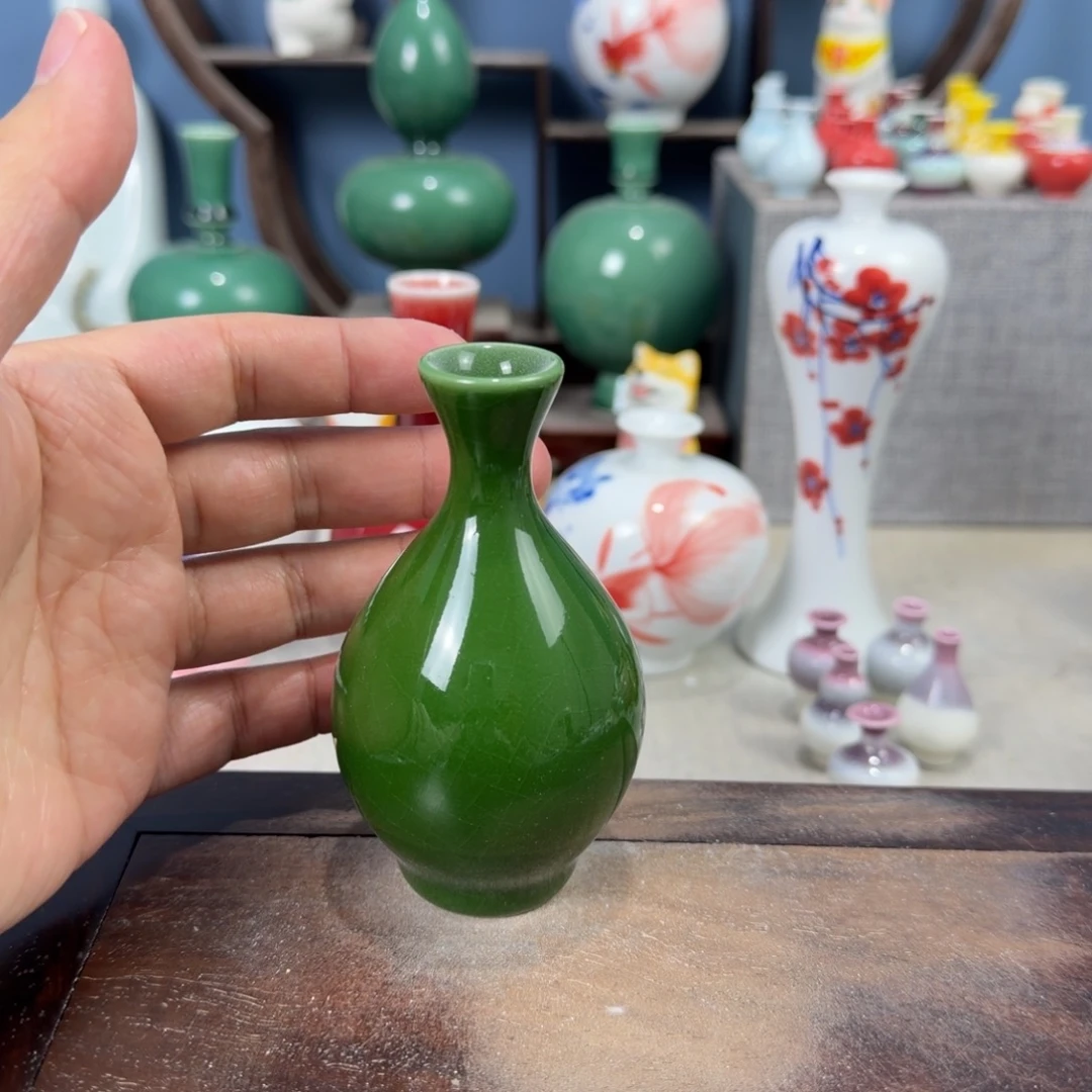 陶瓷手工小花器摆件