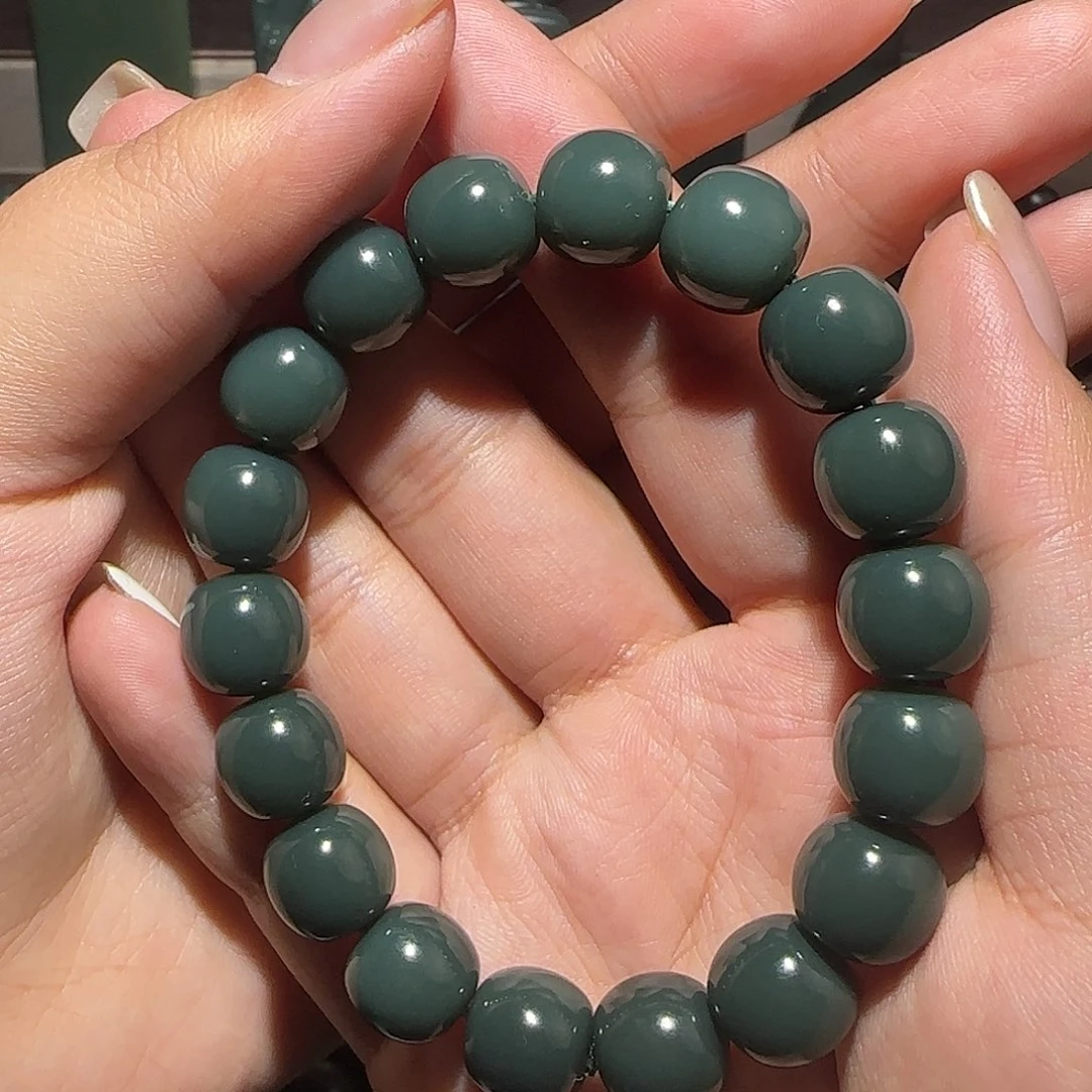 和田玉（青玉）未镶嵌手链