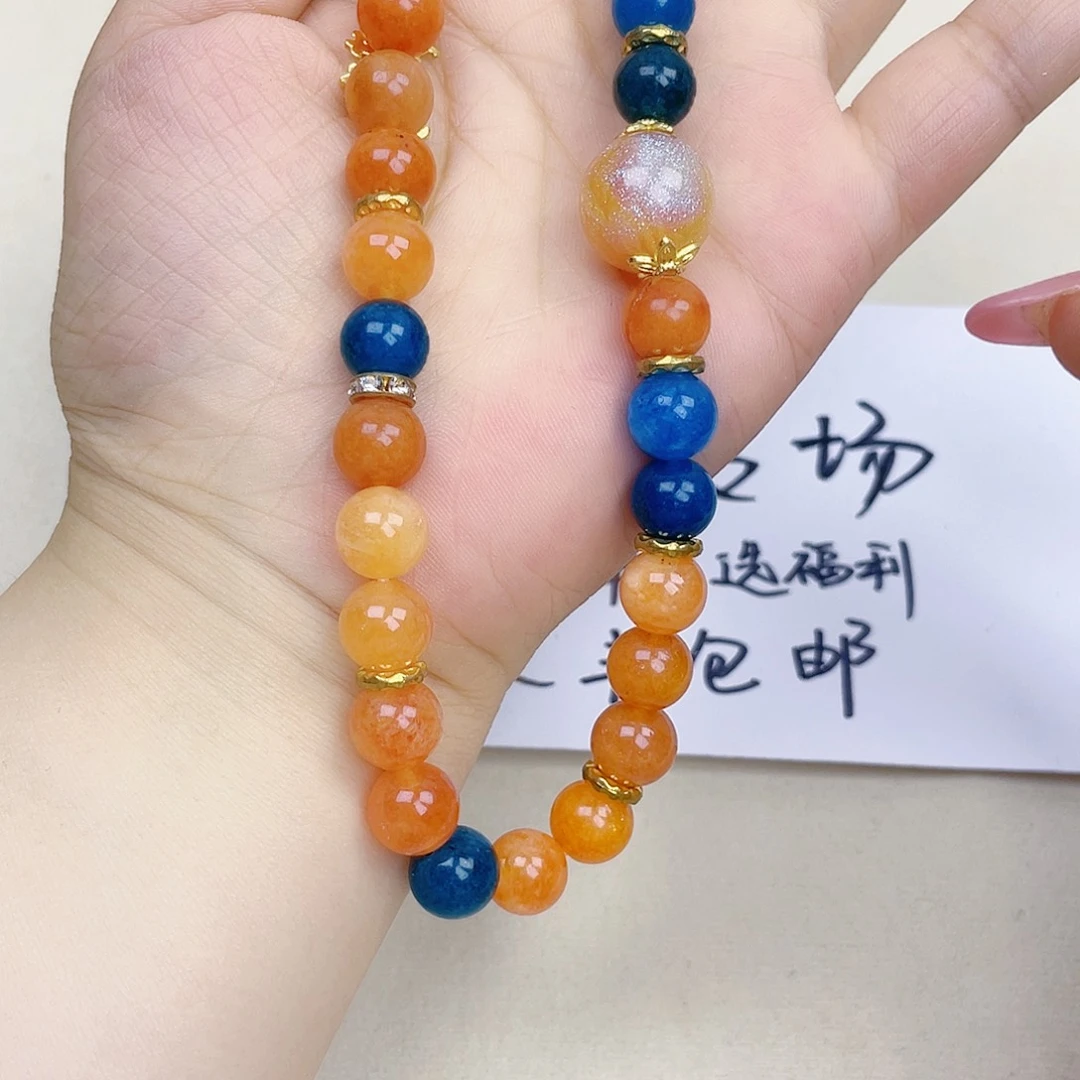 手饰针钠钙石银S925镀金镶嵌