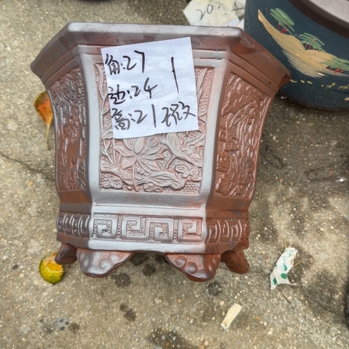 紫砂花盆特价商品