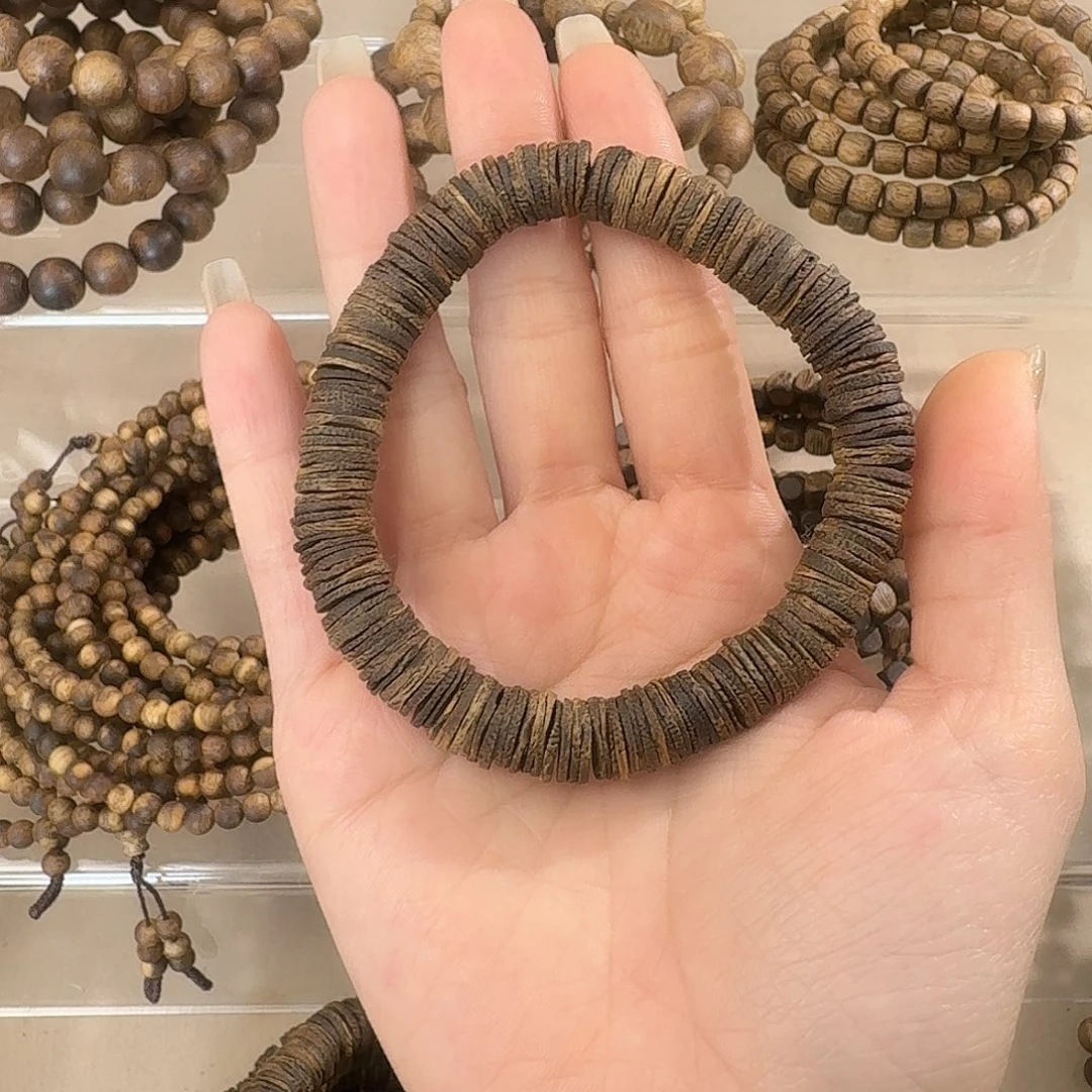 沉香手串奇楠沉香沉水片珠