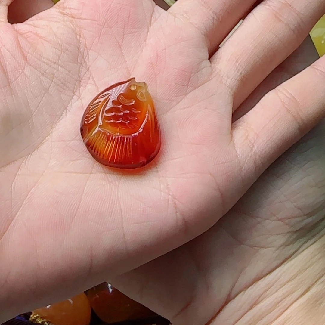 手链琥珀未镶嵌吊坠