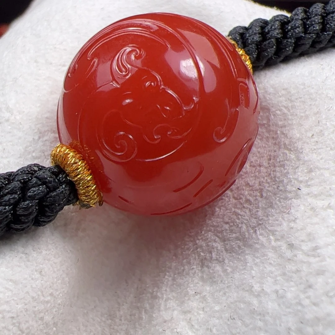 南红玛瑙珠子未镶嵌