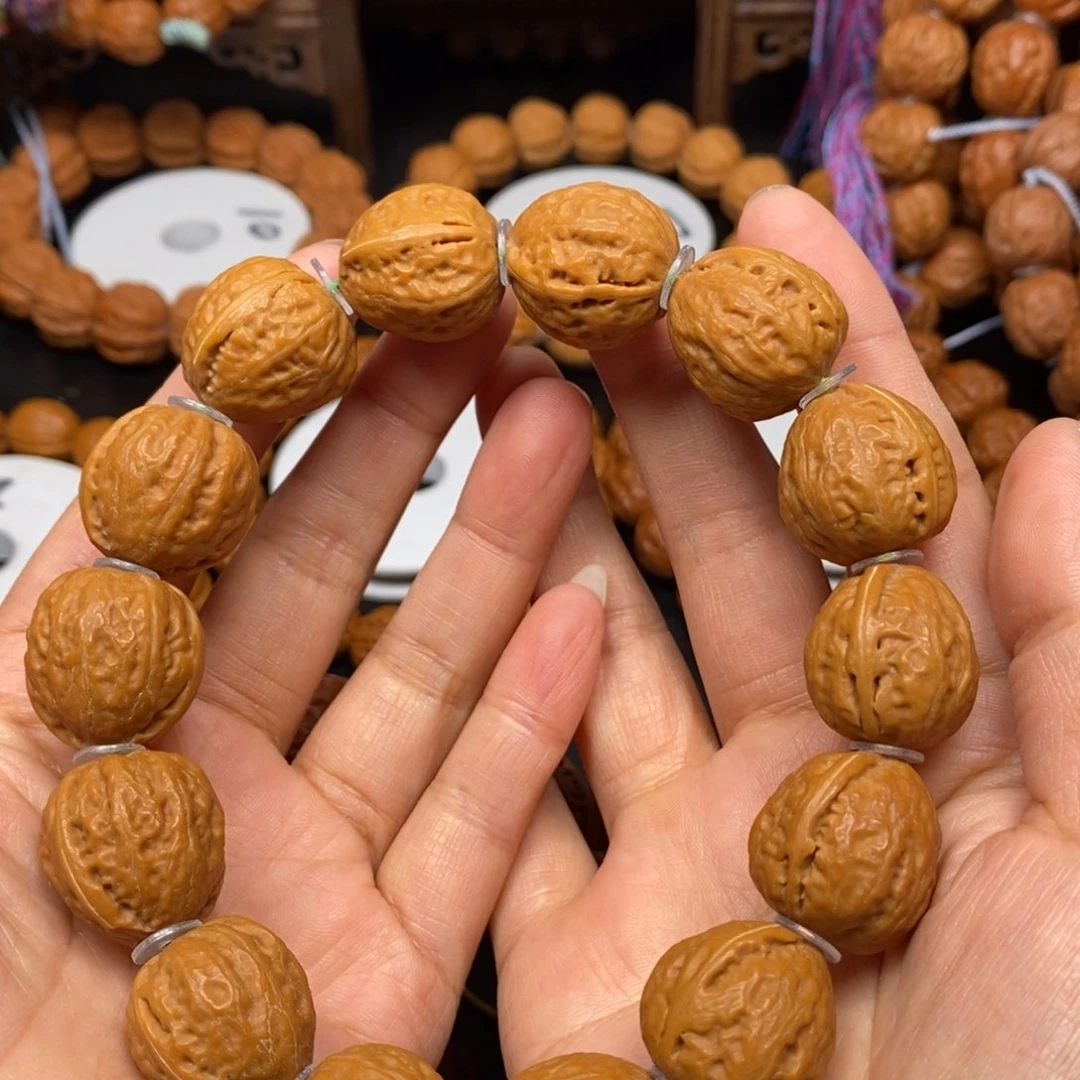 桃核手串意*平小黄金蛙