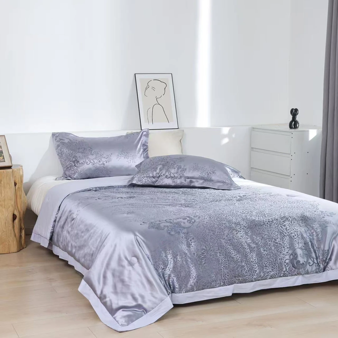 【星空 蓝】200*230cm高端色织提花高支贡缎四季被