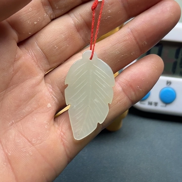 和田玉未镶嵌颈饰籽****y