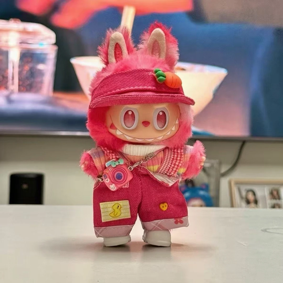 17cm拉布布公仔一二代三代娃衣玩偶衣服忠诚幸运坐坐派对可乐套装