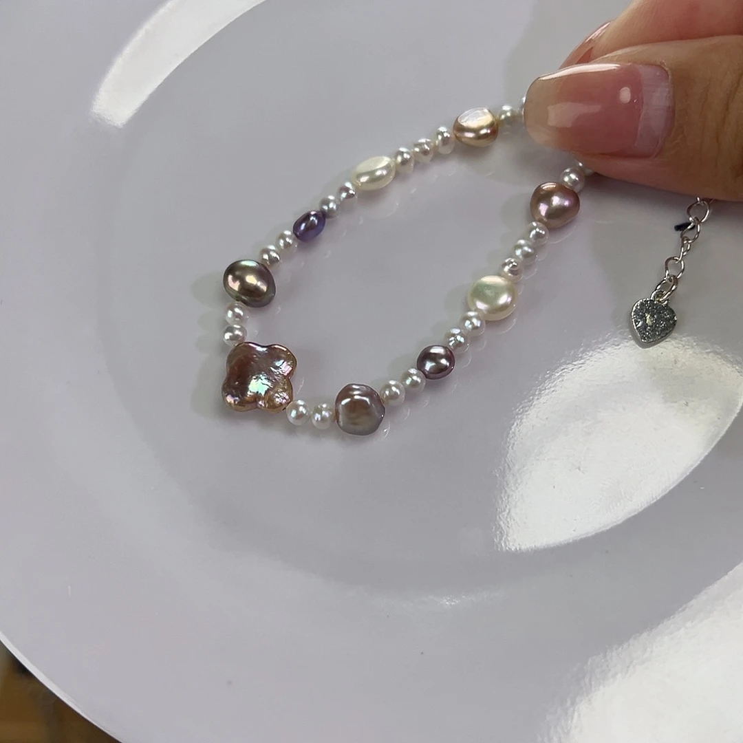 淡水珍珠手绳钛钢