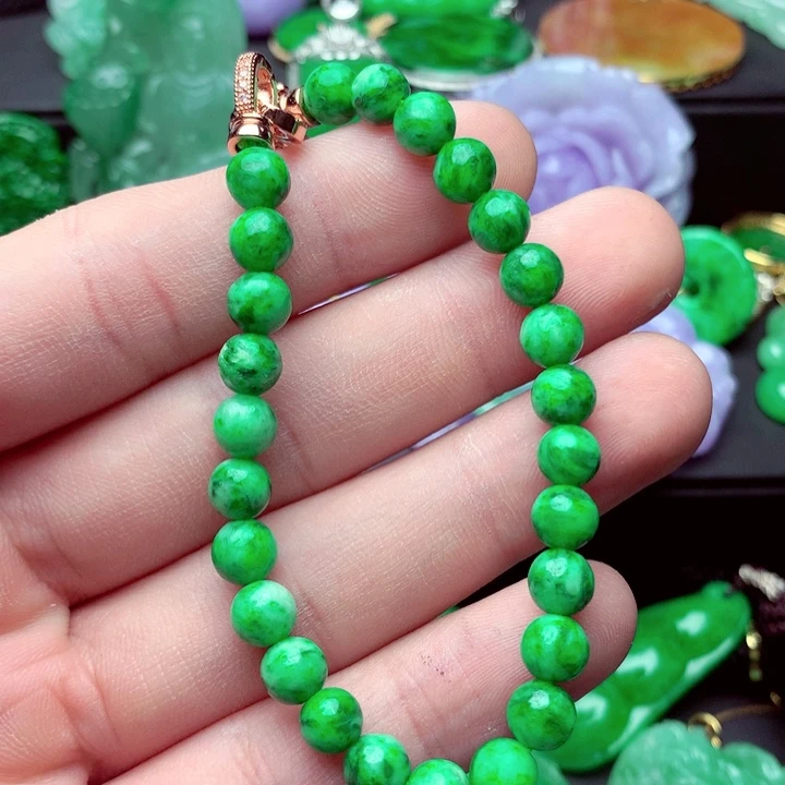 翡翠未镶嵌手链A货