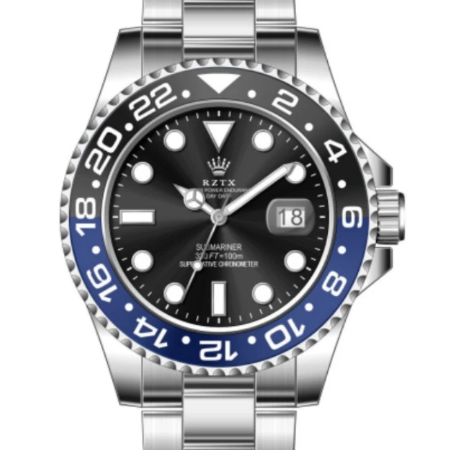 全新未使用/米国圈/表径42mm/男士高端夜光腕表