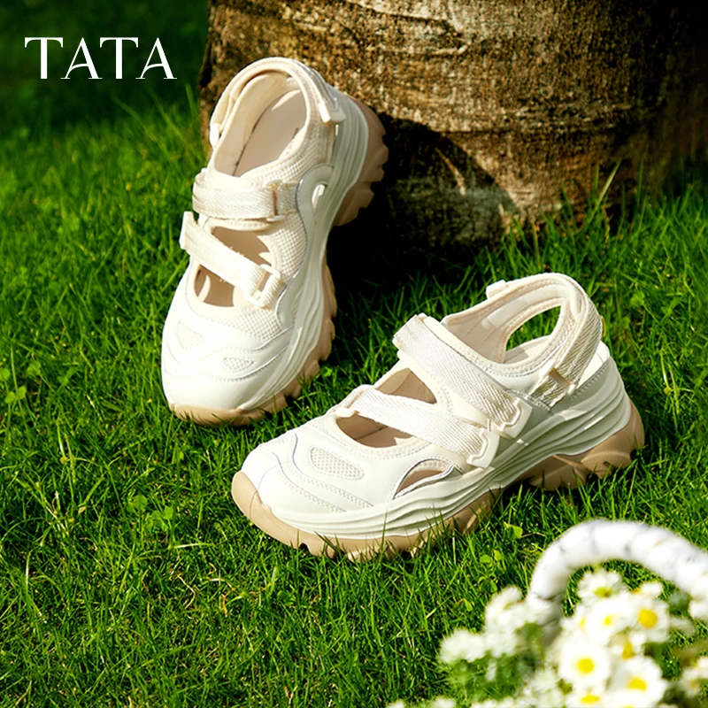 TATA他她夏季新款时髦厚底运动外穿沙滩凉鞋溯溪鞋女鞋子WM501BH4