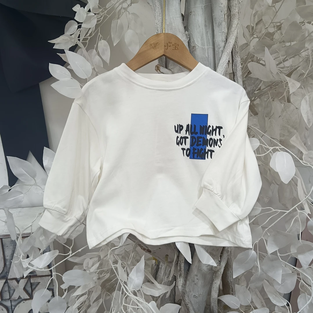 J435白色棉T童装