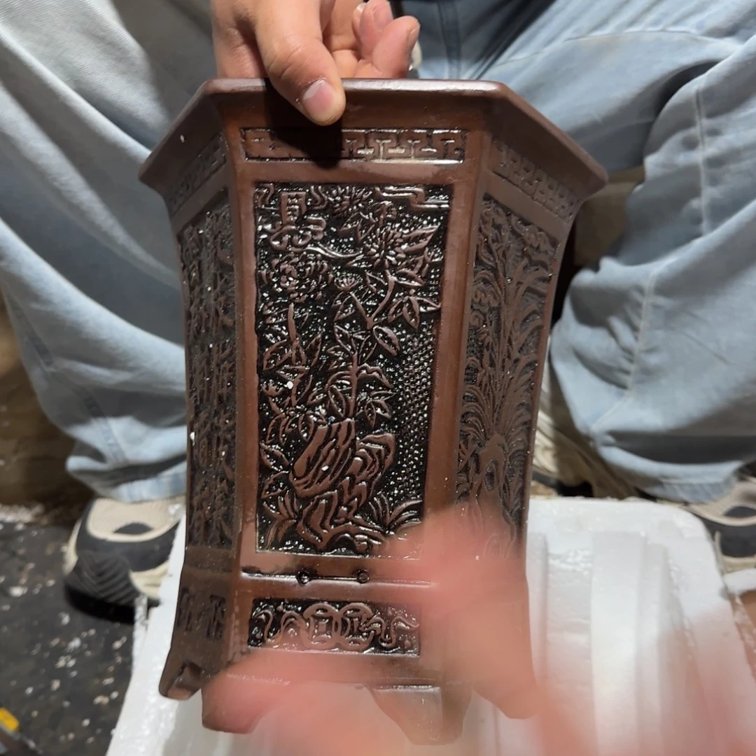 紫砂花盆瑕疵是不