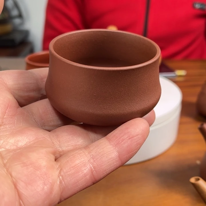 紫砂茶壶东*子柱础杯100毫升