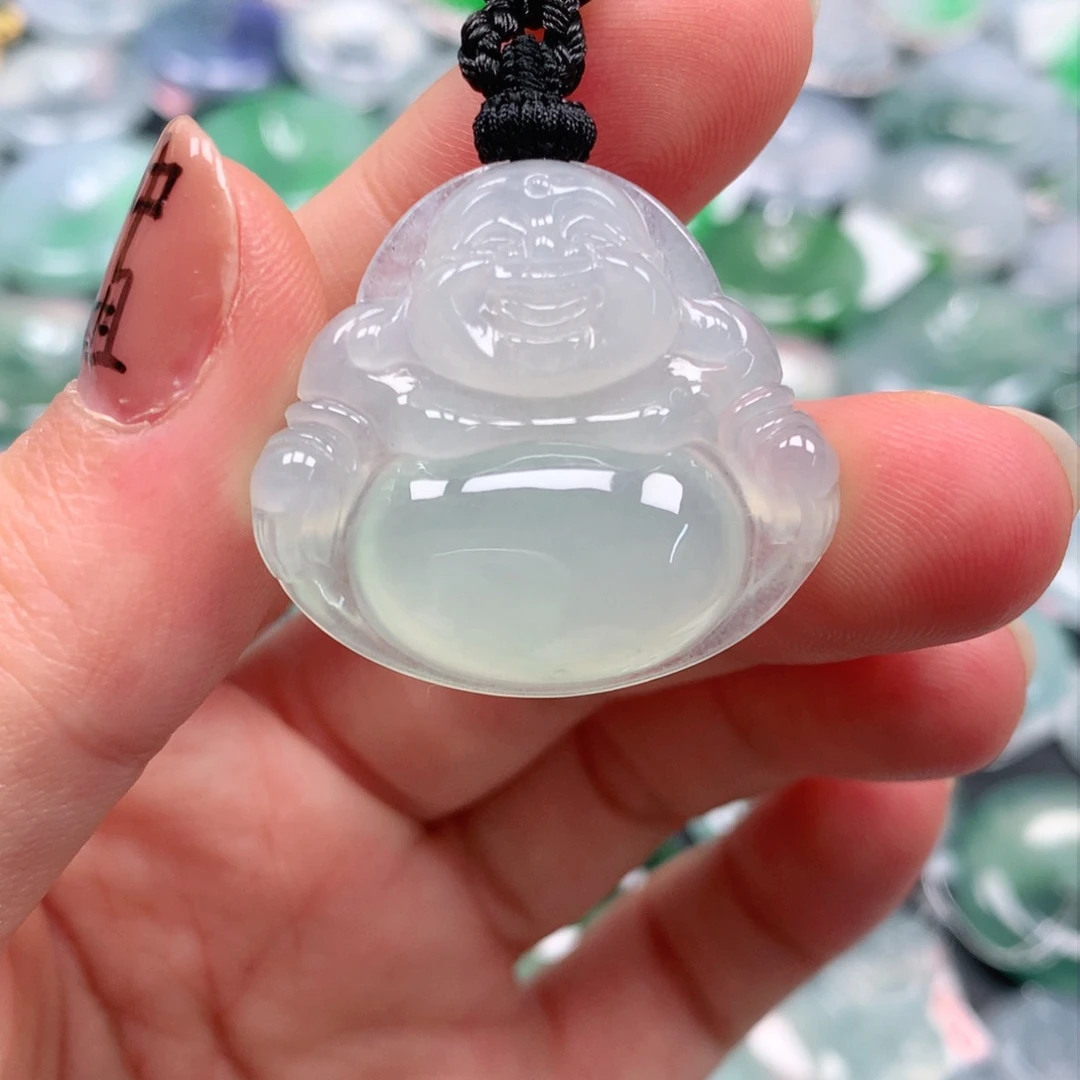 颈饰未镶嵌翡翠天然翡翠