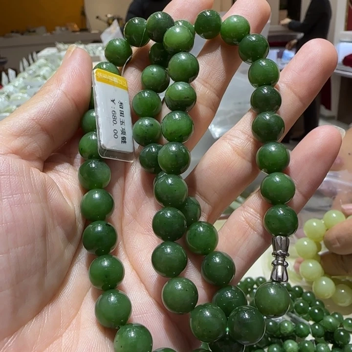 和田玉未镶嵌颈饰035