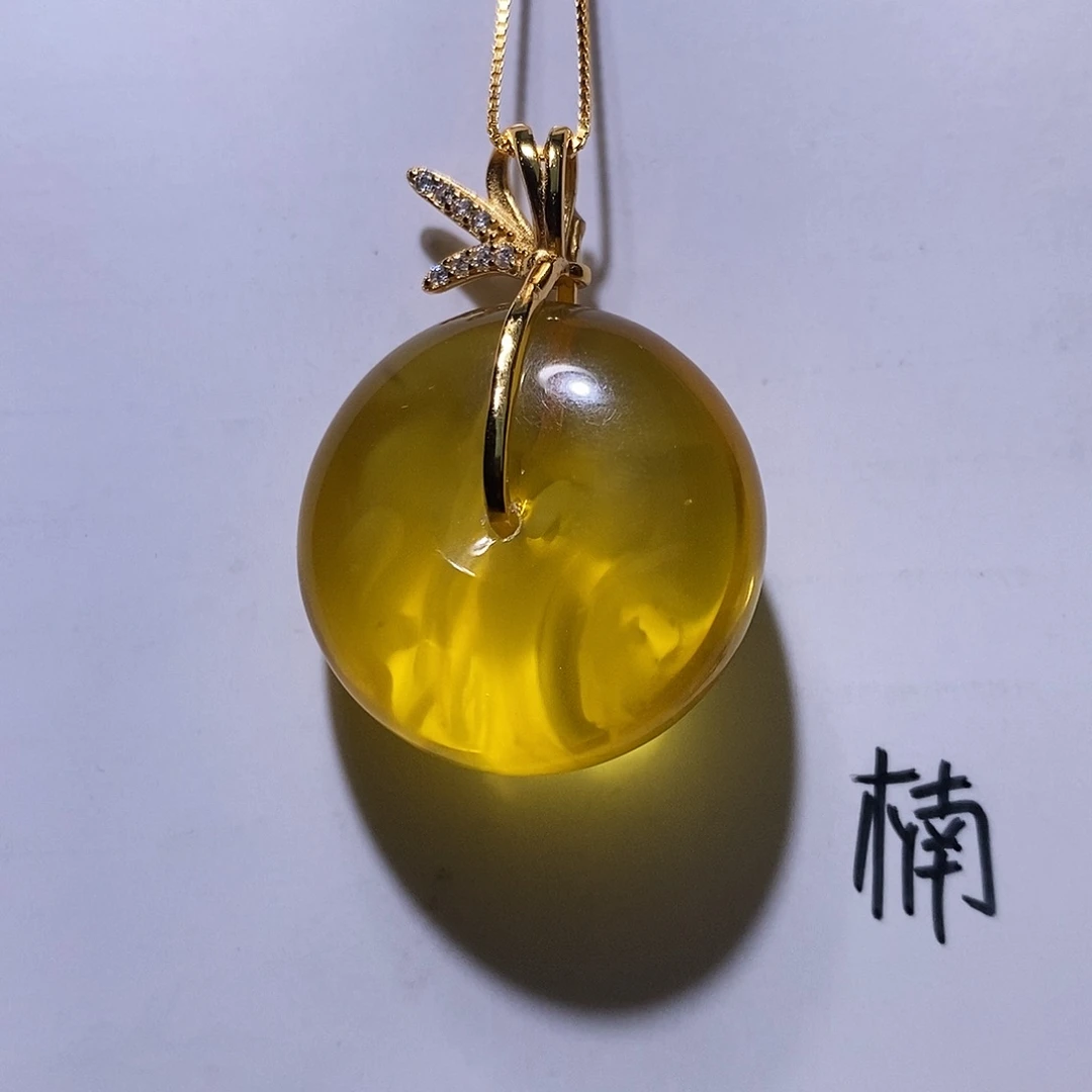 琥珀银S925镶嵌珠宝奇石