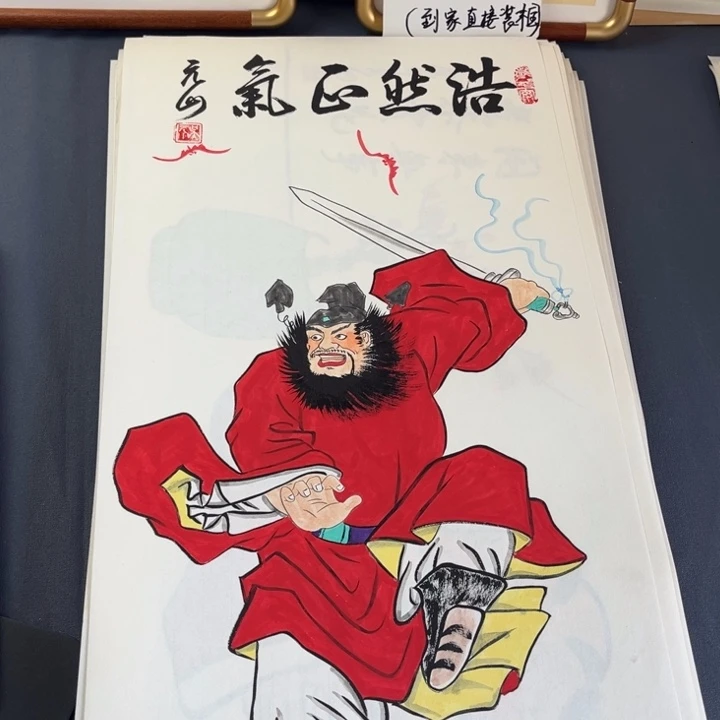 国画禅意画纯手绘作品