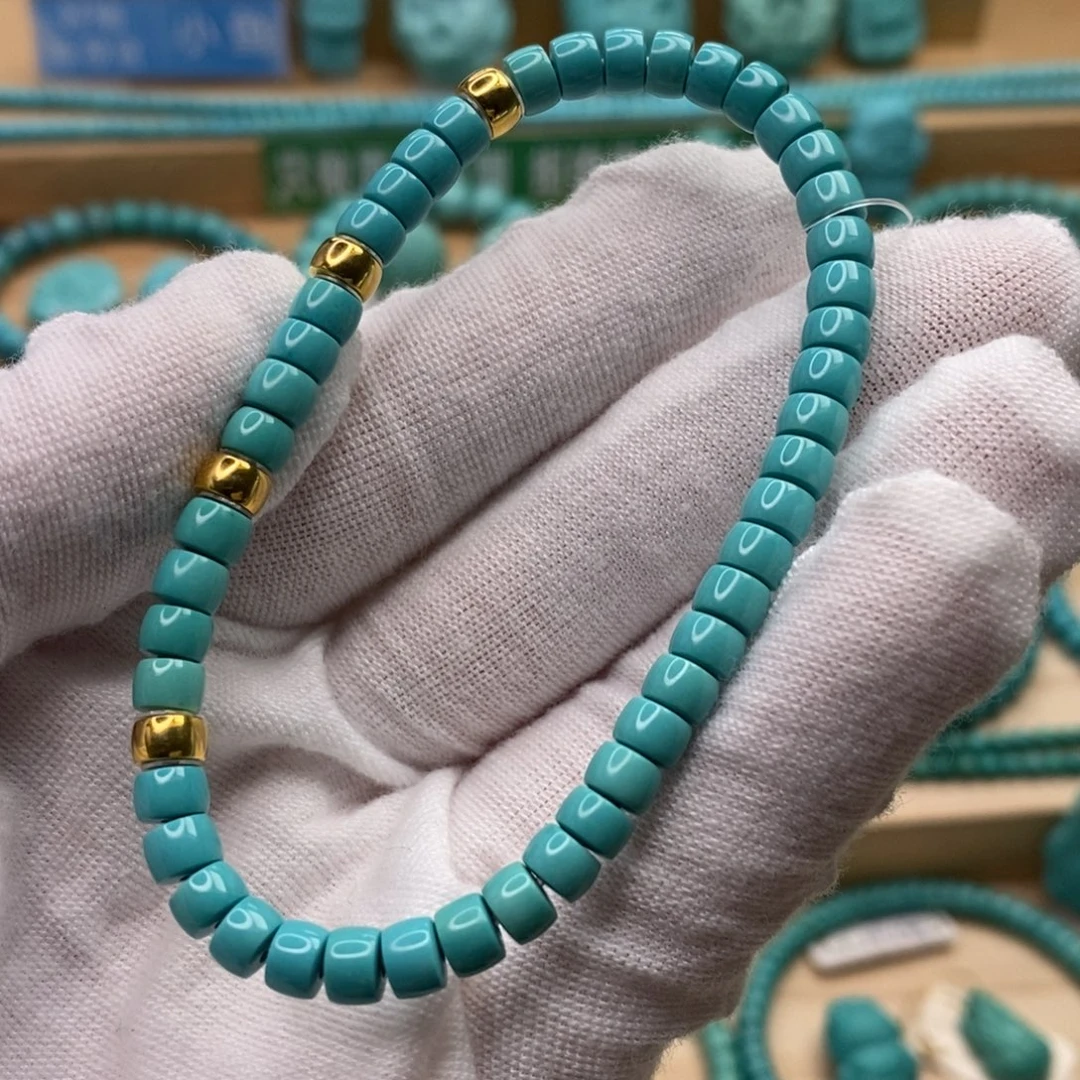 绿松石未镶嵌手链